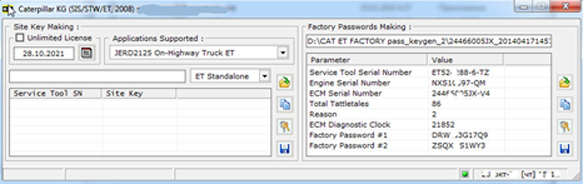Caterpillar ET factory ����������� (keygen)
