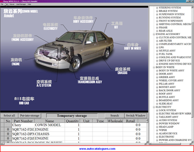 ����������� ������ ������ � ��������� CHERY