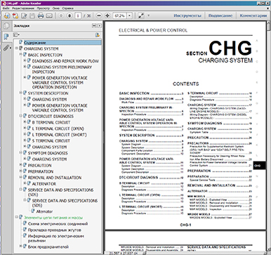 Nissan service manual