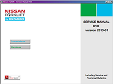 Nissan Forklift Service Manuals
