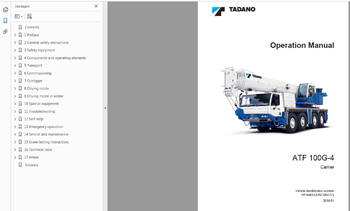  TADANO Manual&Operators
