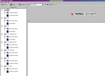 terex schaeff ������� ���������